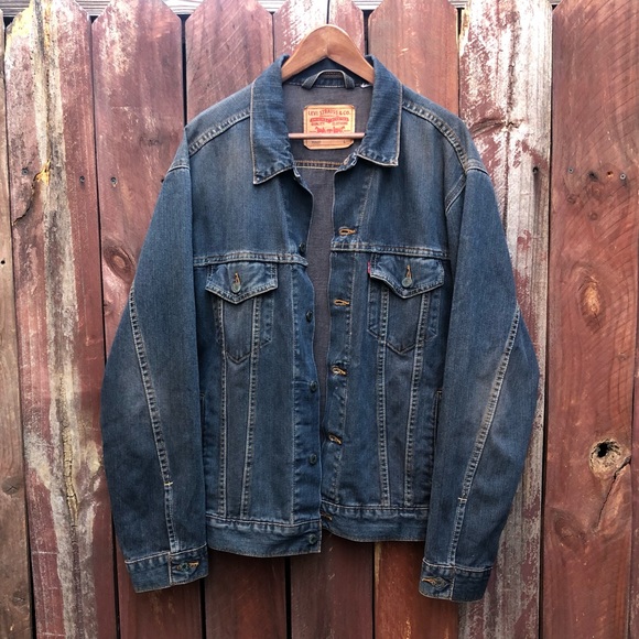 levi's denim trucker jean jacket 70507